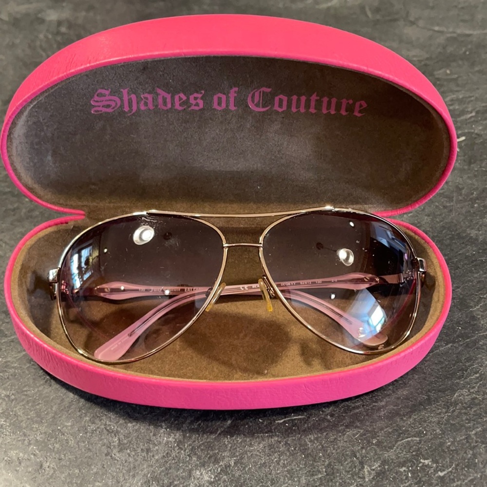 Juicy Couture aviator sunglasses